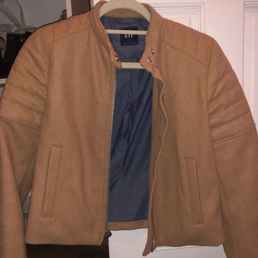 Camel bomber style women’s jacket GAP